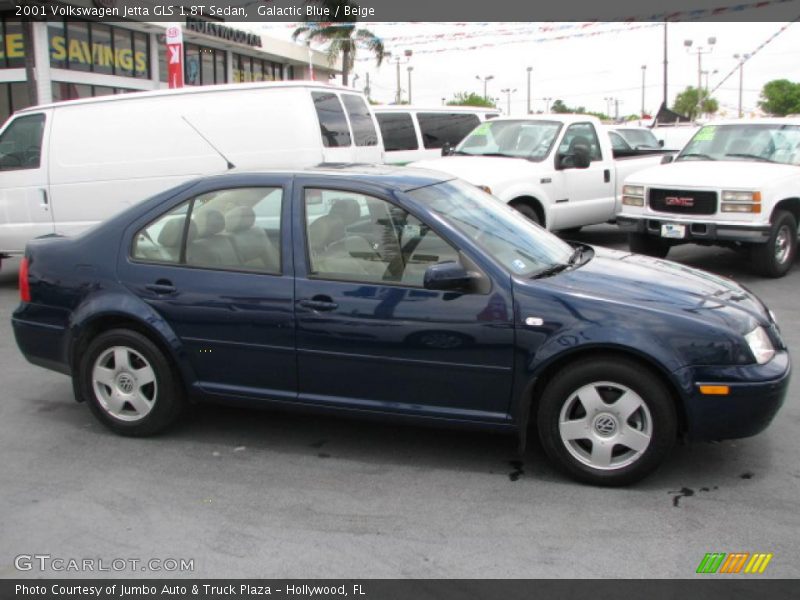 Galactic Blue / Beige 2001 Volkswagen Jetta GLS 1.8T Sedan