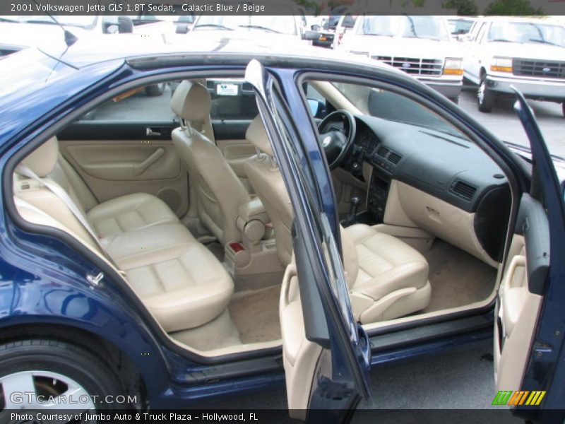  2001 Jetta GLS 1.8T Sedan Beige Interior