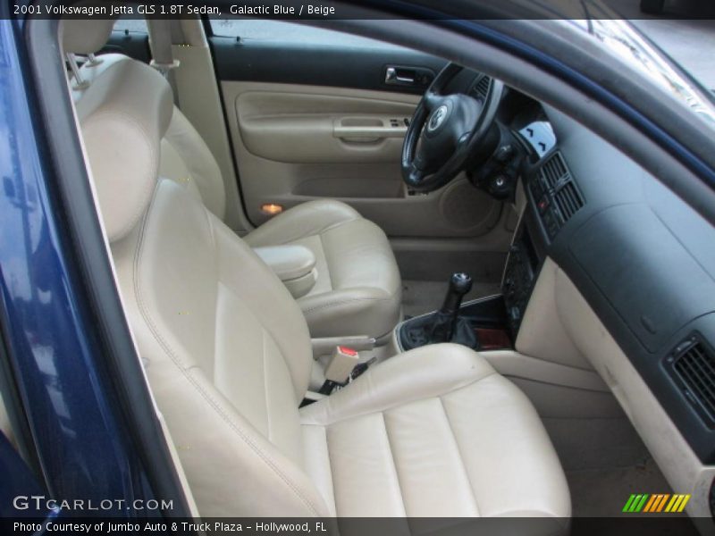Front Seat of 2001 Jetta GLS 1.8T Sedan