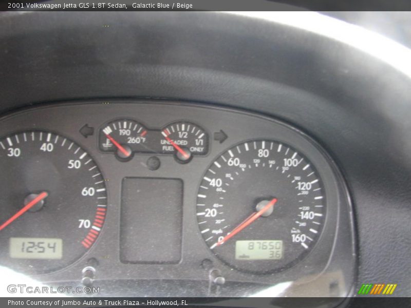  2001 Jetta GLS 1.8T Sedan GLS 1.8T Sedan Gauges