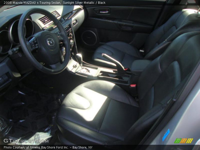 Sunlight Silver Metallic / Black 2008 Mazda MAZDA3 s Touring Sedan