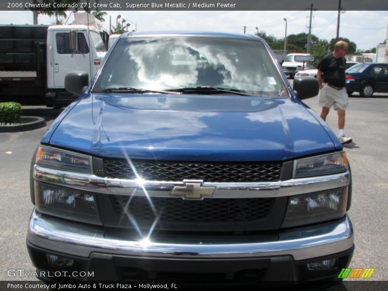 Superior Blue Metallic / Medium Pewter 2006 Chevrolet Colorado Z71 Crew Cab