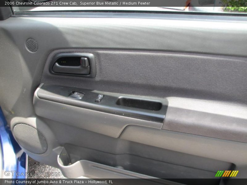 Superior Blue Metallic / Medium Pewter 2006 Chevrolet Colorado Z71 Crew Cab