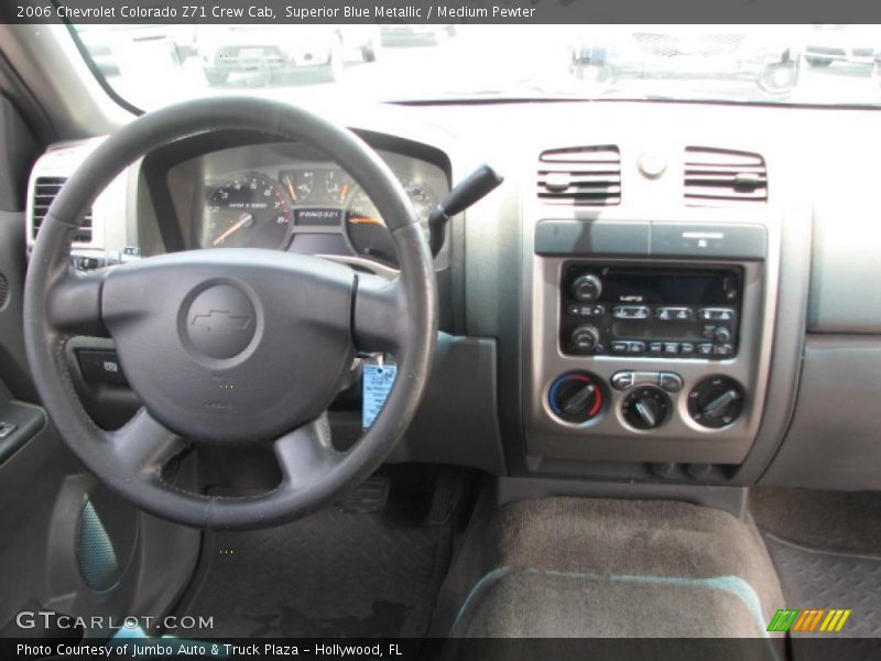 Superior Blue Metallic / Medium Pewter 2006 Chevrolet Colorado Z71 Crew Cab