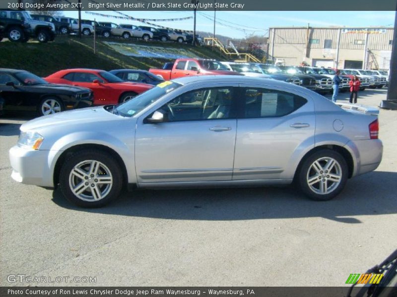 Bright Silver Metallic / Dark Slate Gray/Light Slate Gray 2008 Dodge Avenger SXT