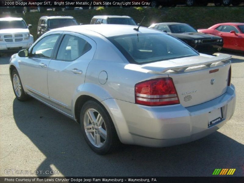 Bright Silver Metallic / Dark Slate Gray/Light Slate Gray 2008 Dodge Avenger SXT
