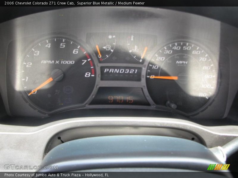Superior Blue Metallic / Medium Pewter 2006 Chevrolet Colorado Z71 Crew Cab
