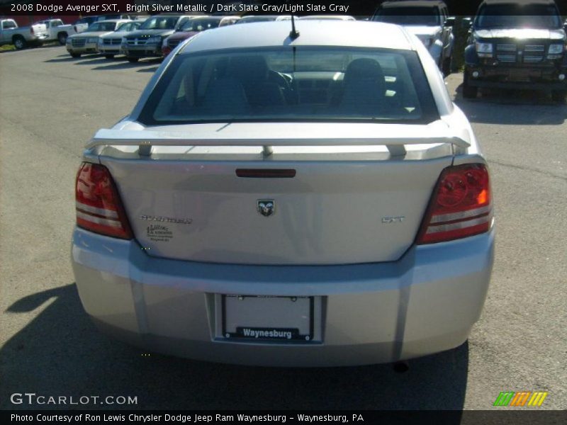 Bright Silver Metallic / Dark Slate Gray/Light Slate Gray 2008 Dodge Avenger SXT