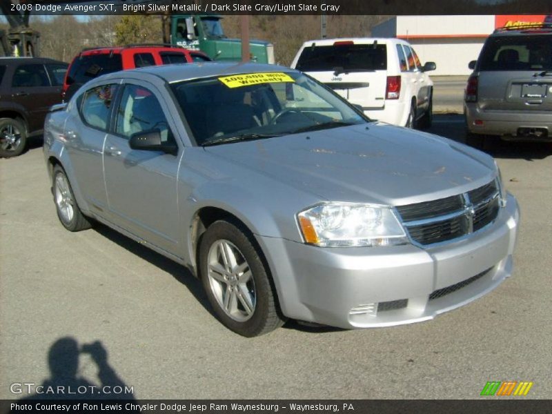 Bright Silver Metallic / Dark Slate Gray/Light Slate Gray 2008 Dodge Avenger SXT