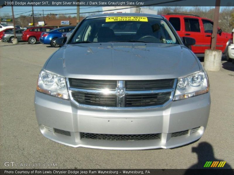 Bright Silver Metallic / Dark Slate Gray/Light Slate Gray 2008 Dodge Avenger SXT