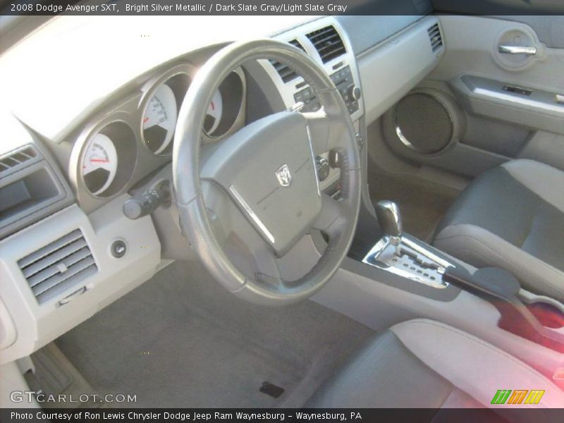 Bright Silver Metallic / Dark Slate Gray/Light Slate Gray 2008 Dodge Avenger SXT