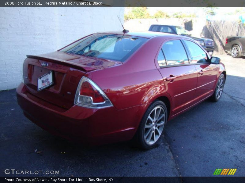 Redfire Metallic / Charcoal Black 2008 Ford Fusion SE