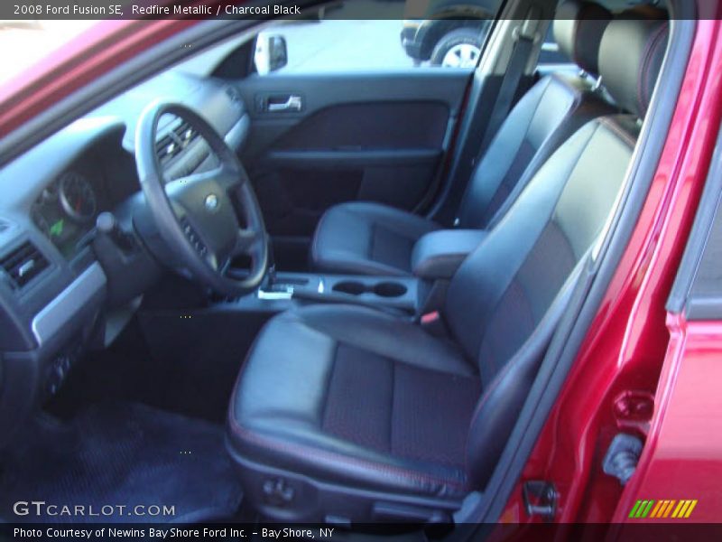  2008 Fusion SE Charcoal Black Interior