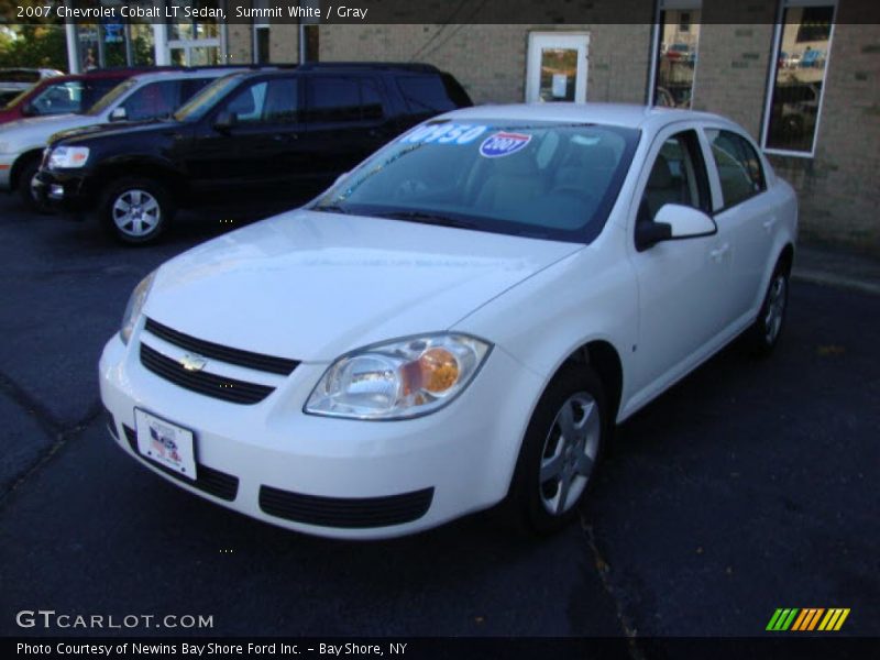 Summit White / Gray 2007 Chevrolet Cobalt LT Sedan