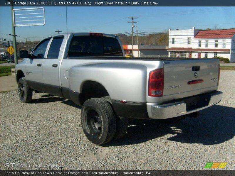  2005 Ram 3500 SLT Quad Cab 4x4 Dually Bright Silver Metallic