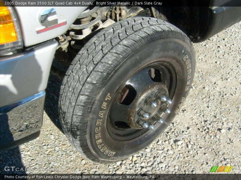 Bright Silver Metallic / Dark Slate Gray 2005 Dodge Ram 3500 SLT Quad Cab 4x4 Dually