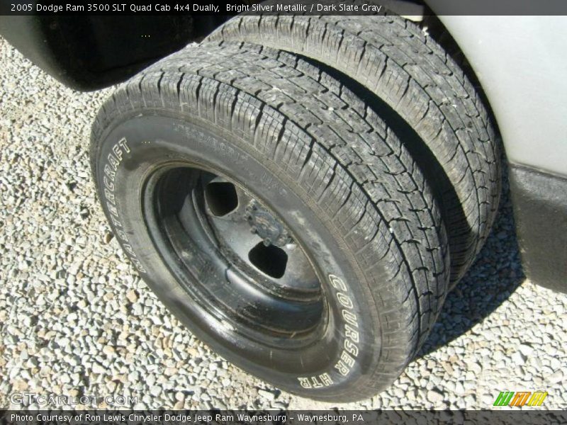 Bright Silver Metallic / Dark Slate Gray 2005 Dodge Ram 3500 SLT Quad Cab 4x4 Dually