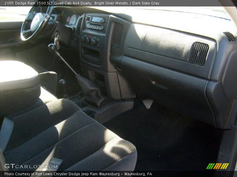 Bright Silver Metallic / Dark Slate Gray 2005 Dodge Ram 3500 SLT Quad Cab 4x4 Dually