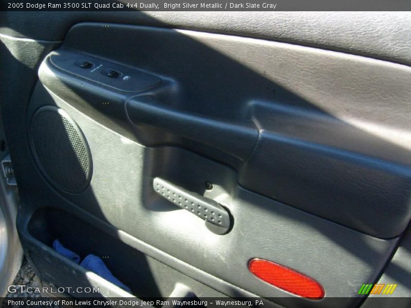 Bright Silver Metallic / Dark Slate Gray 2005 Dodge Ram 3500 SLT Quad Cab 4x4 Dually