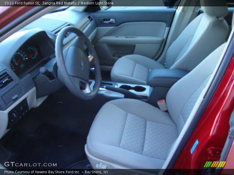  2010 Fusion SE Medium Light Stone Interior