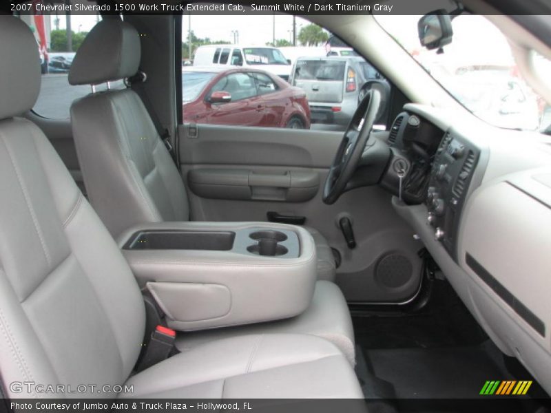  2007 Silverado 1500 Work Truck Extended Cab Dark Titanium Gray Interior