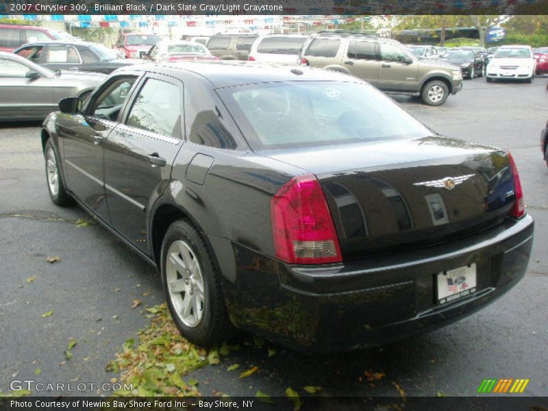 Brilliant Black / Dark Slate Gray/Light Graystone 2007 Chrysler 300