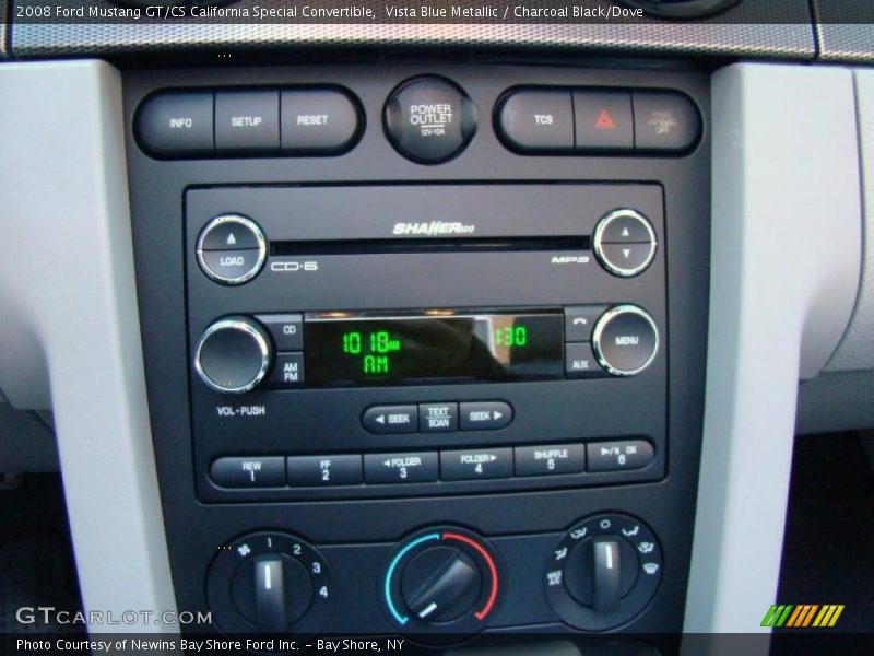 Controls of 2008 Mustang GT/CS California Special Convertible