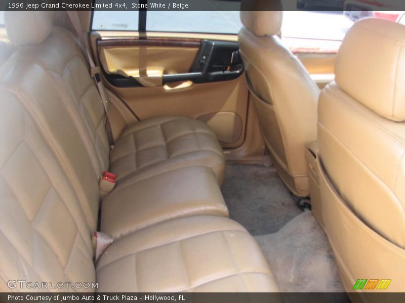 Stone White / Beige 1996 Jeep Grand Cherokee Limited 4x4