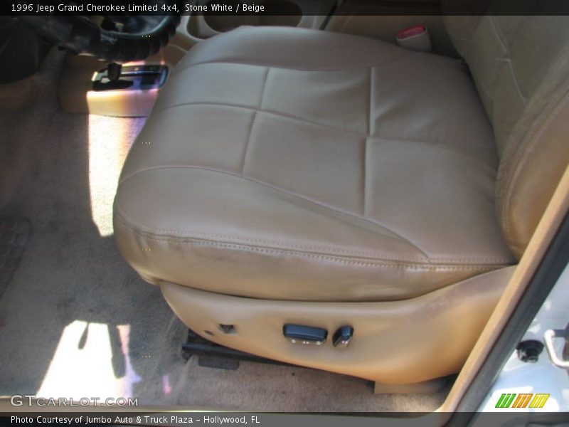 Stone White / Beige 1996 Jeep Grand Cherokee Limited 4x4