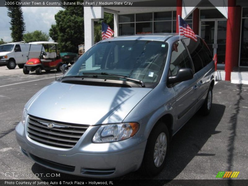 Butane Blue Pearl / Medium Slate Gray 2006 Chrysler Town & Country