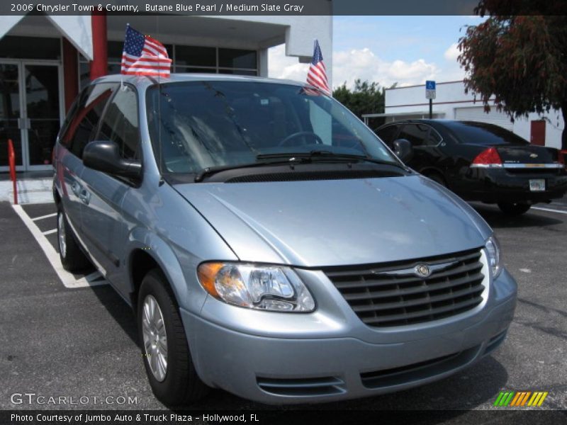 Butane Blue Pearl / Medium Slate Gray 2006 Chrysler Town & Country