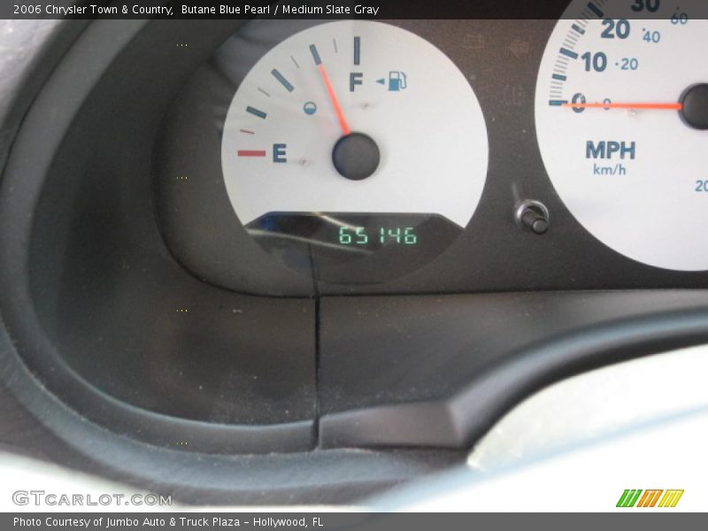 Butane Blue Pearl / Medium Slate Gray 2006 Chrysler Town & Country