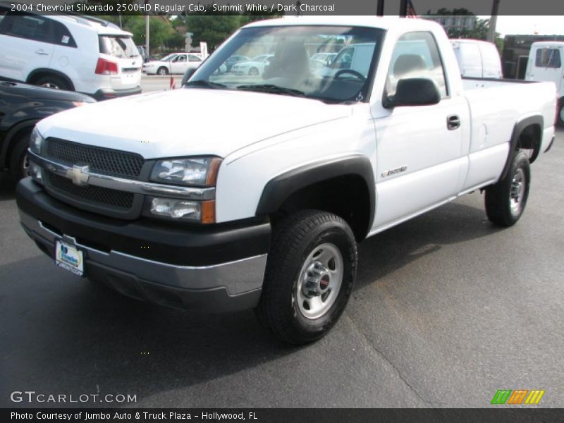 Summit White / Dark Charcoal 2004 Chevrolet Silverado 2500HD Regular Cab