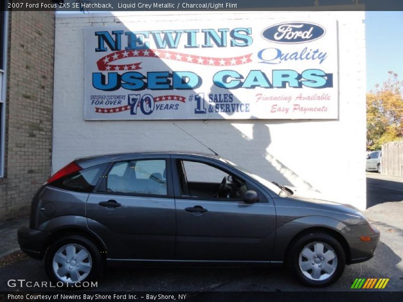 Liquid Grey Metallic / Charcoal/Light Flint 2007 Ford Focus ZX5 SE Hatchback