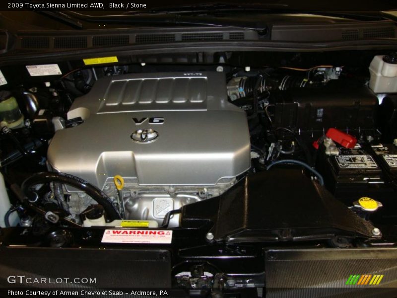 Black / Stone 2009 Toyota Sienna Limited AWD
