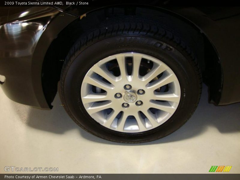  2009 Sienna Limited AWD Wheel