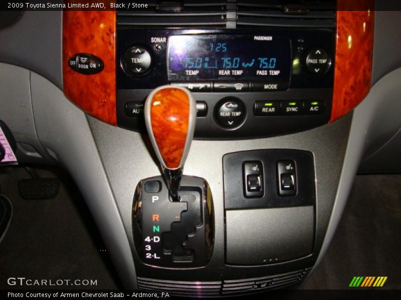  2009 Sienna Limited AWD 5 Speed ECT-i Automatic Shifter