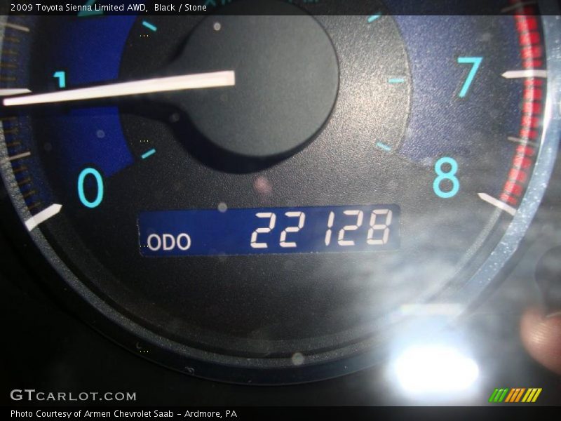 Black / Stone 2009 Toyota Sienna Limited AWD