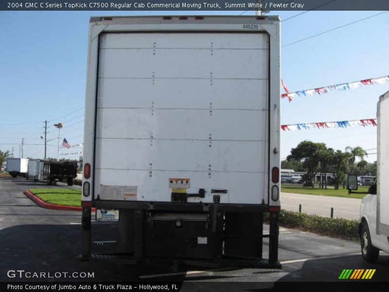 Summit White / Pewter Gray 2004 GMC C Series TopKick C7500 Regular Cab Commerical Moving Truck