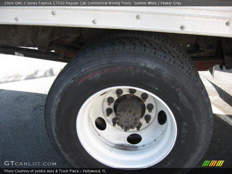Summit White / Pewter Gray 2004 GMC C Series TopKick C7500 Regular Cab Commerical Moving Truck