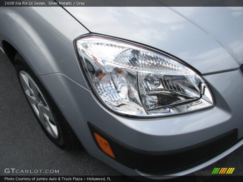 Silver Metallic / Gray 2008 Kia Rio LX Sedan