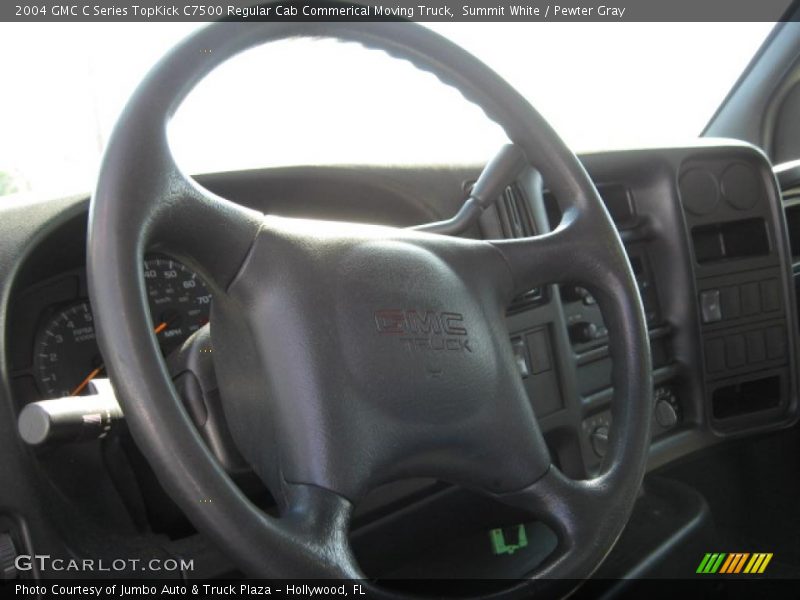 Summit White / Pewter Gray 2004 GMC C Series TopKick C7500 Regular Cab Commerical Moving Truck