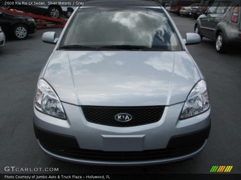 Silver Metallic / Gray 2008 Kia Rio LX Sedan