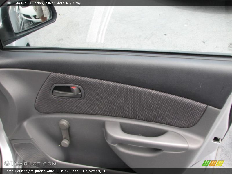 Silver Metallic / Gray 2008 Kia Rio LX Sedan