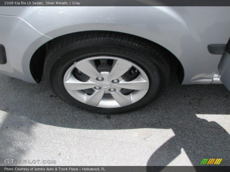 Silver Metallic / Gray 2008 Kia Rio LX Sedan