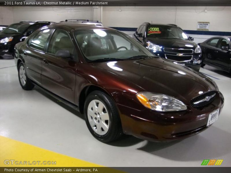 Chestnut Metallic / Medium Parchment 2001 Ford Taurus LX