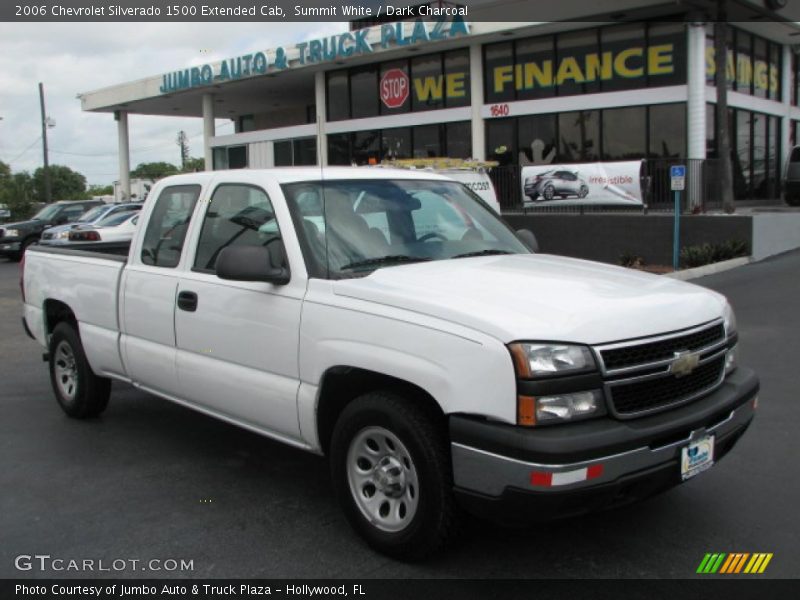 Summit White / Dark Charcoal 2006 Chevrolet Silverado 1500 Extended Cab