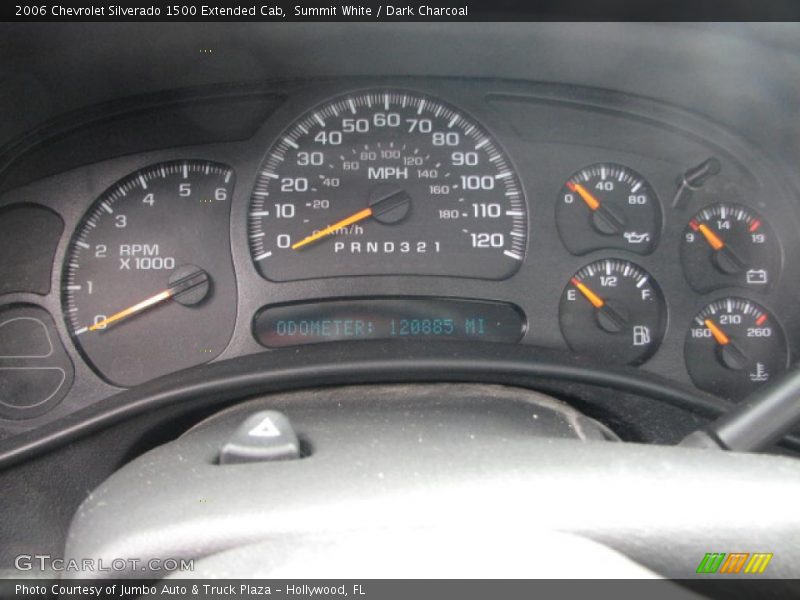  2006 Silverado 1500 Extended Cab Extended Cab Gauges