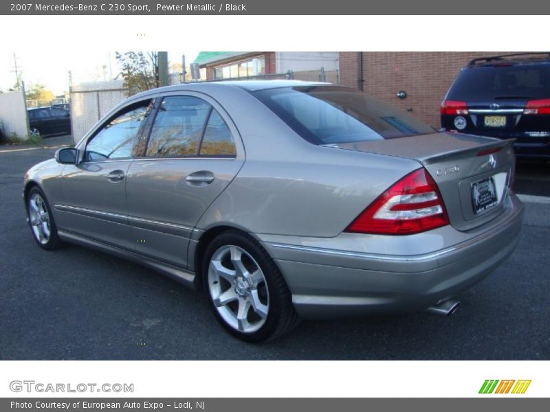 Pewter Metallic / Black 2007 Mercedes-Benz C 230 Sport