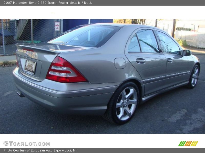 Pewter Metallic / Black 2007 Mercedes-Benz C 230 Sport